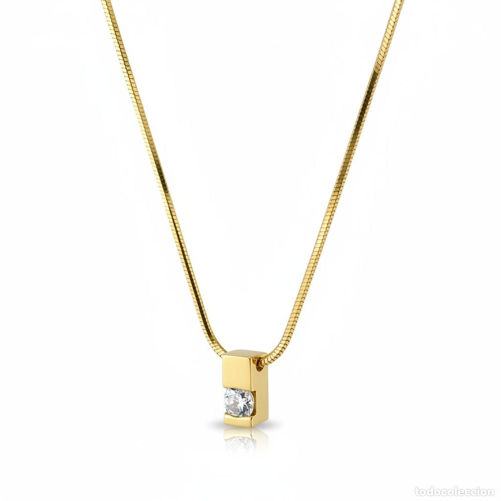 Joyeria: Cadena con colgante diamante 0.27ct