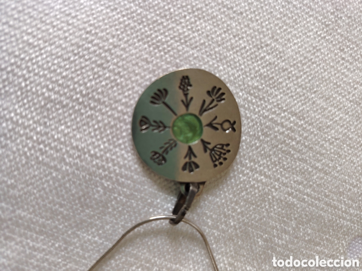 Joyeria: Bonito colgante DANFORTH. Metal by hand. USA