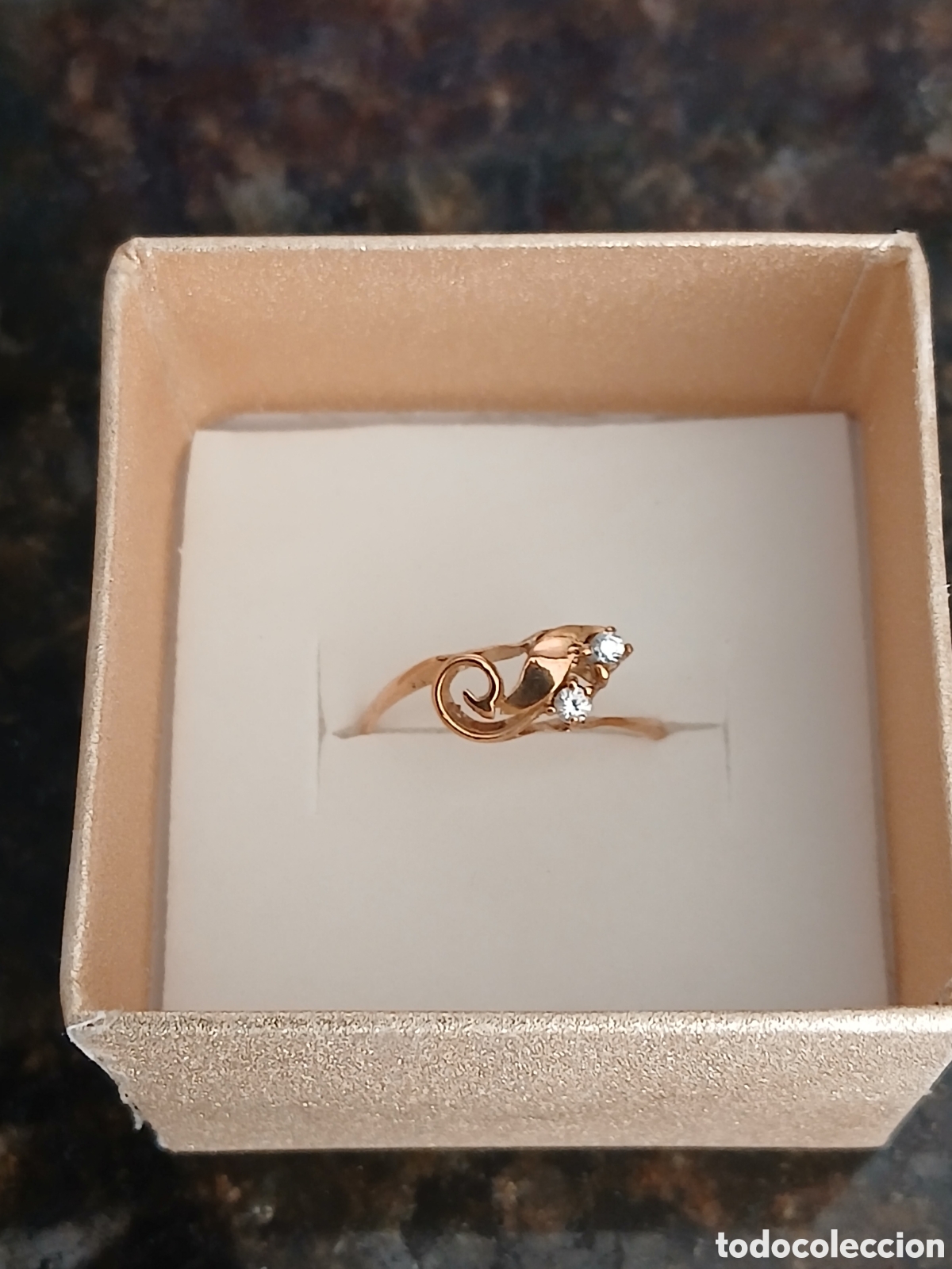 Joyeria: Anillo de oro con circonitas - Foto 3