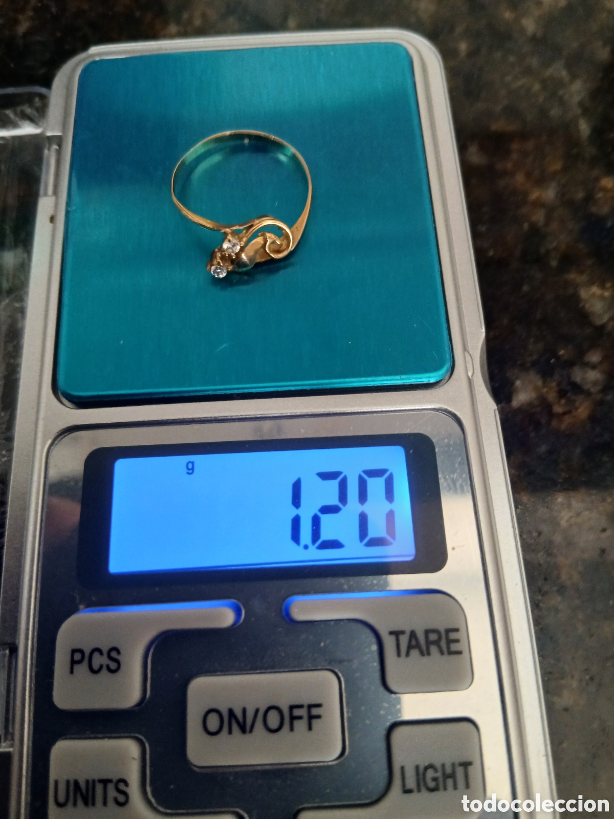 Joyeria: Anillo de oro con circonitas - Foto 4