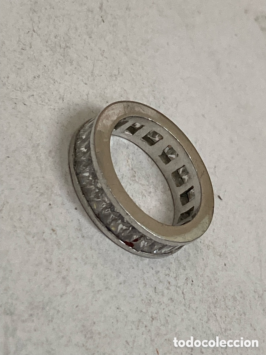 Joyeria: Anillo de plata engastado S481