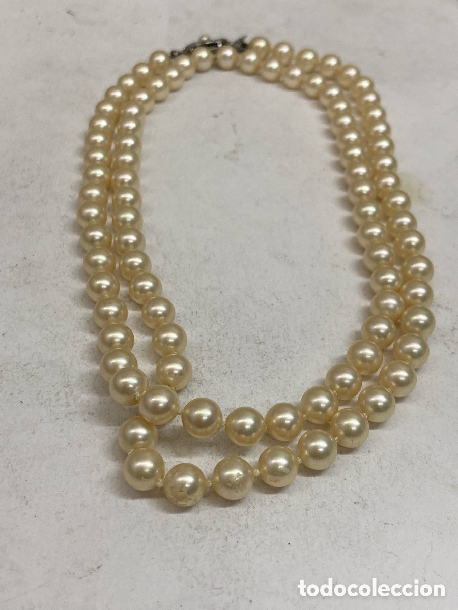 Joyeria: Collar de plata y perlas CC461