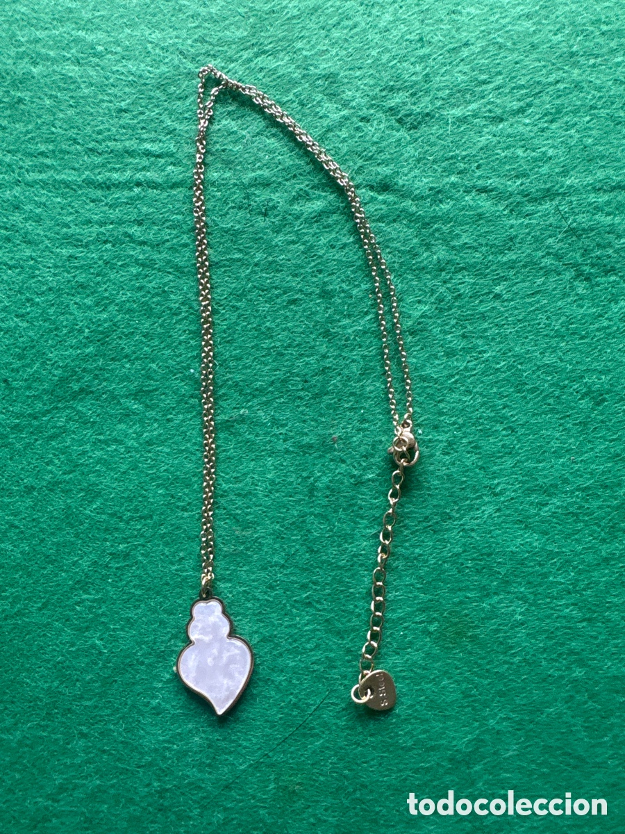 Joyeria: Cadena con colgante dorado y n&aacute;car (A6)
