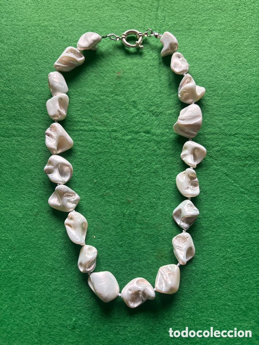 Joyeria: Collar perlas barrocas aut&eacute;nticas (A6)
