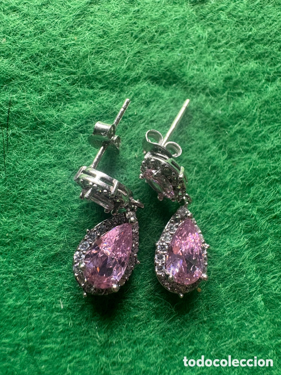 Gioielleria: Pendientes de plata de ley 925 y piedras naturales (A6)