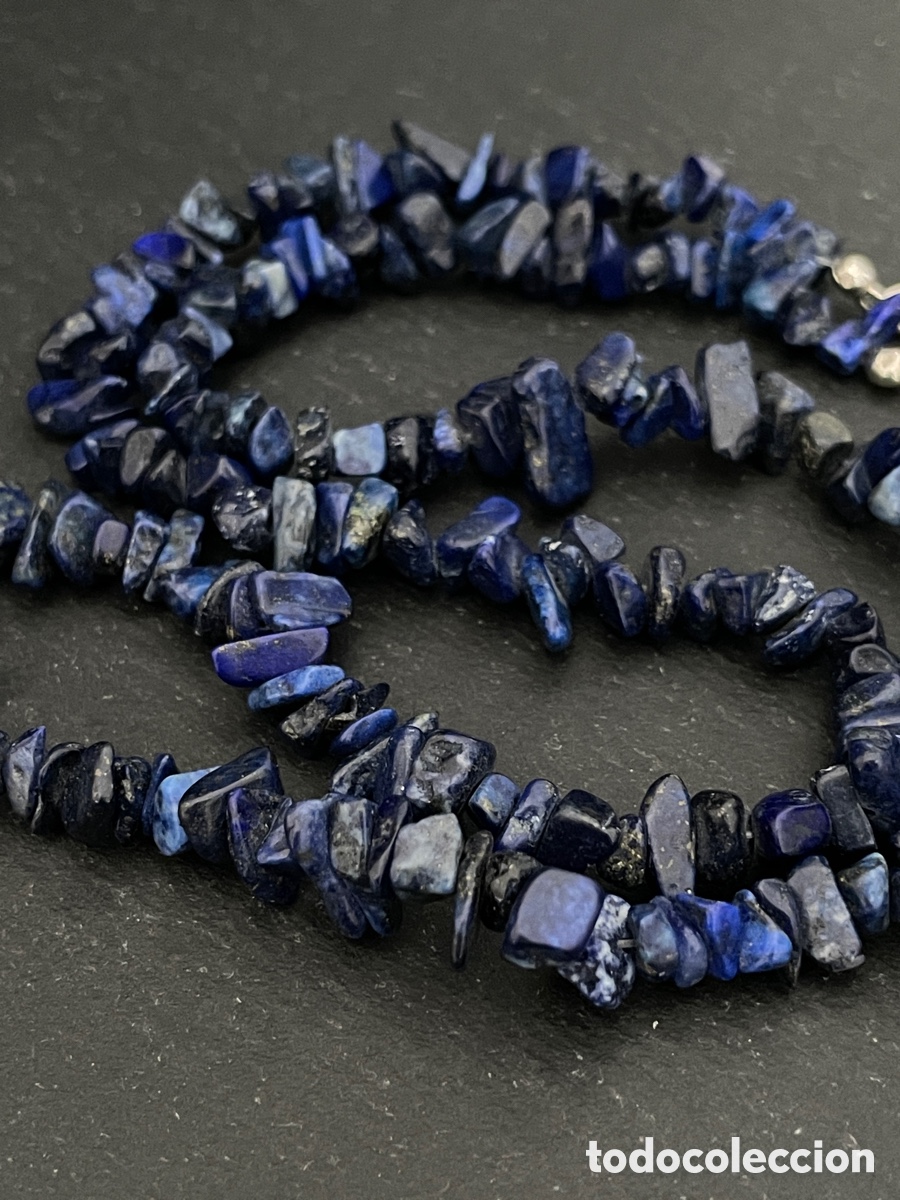 Joyeria: Collar de lapisl&aacute;zuli