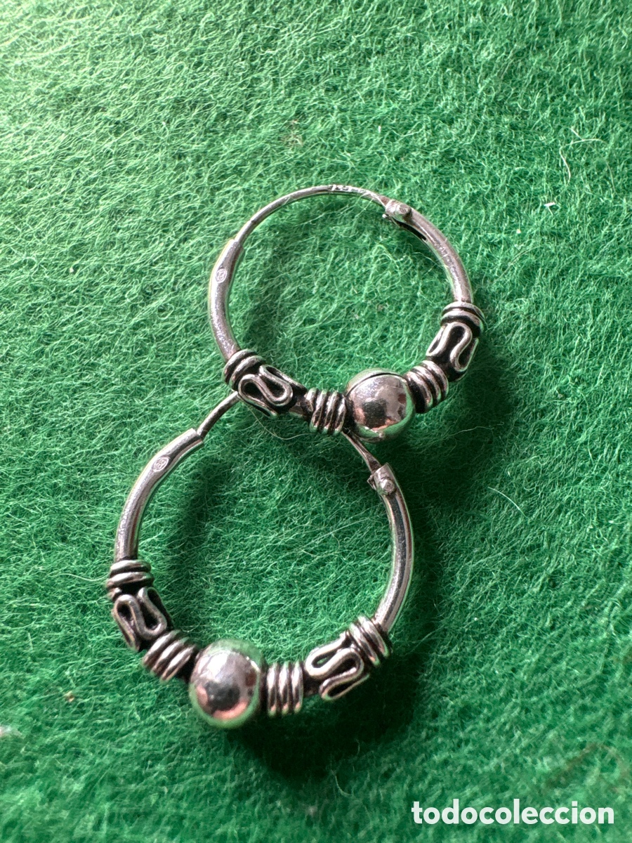 Joyeria: Pendientes arracada regionales plata de ley (A16)