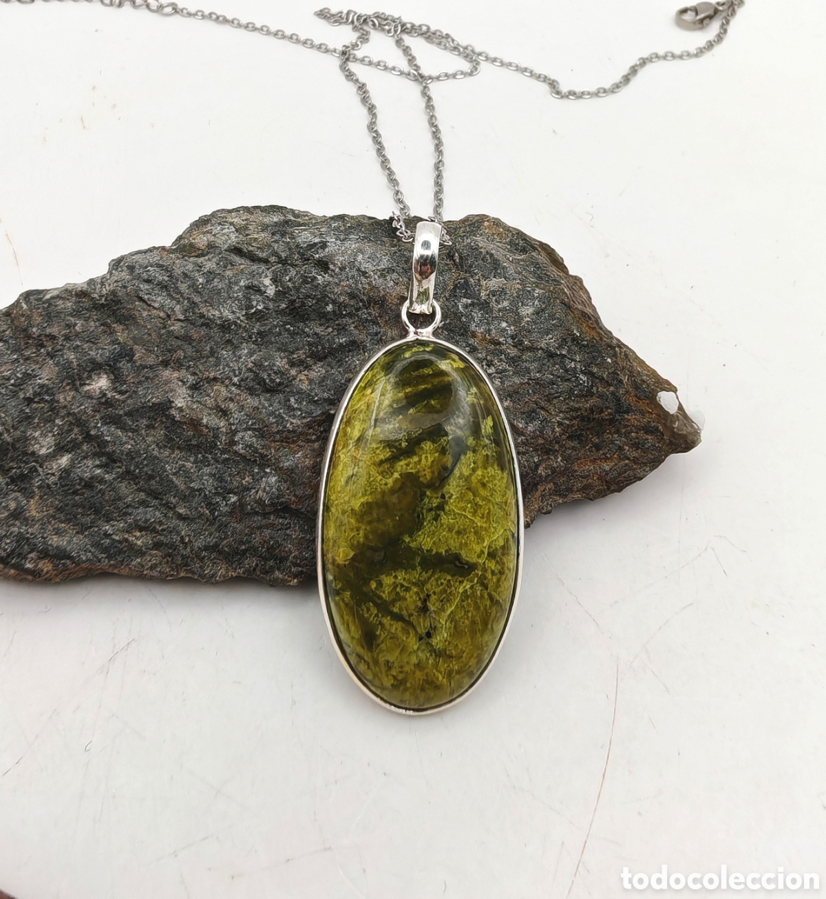 Joyeria: Collar de Serpentina en Plata de Ley