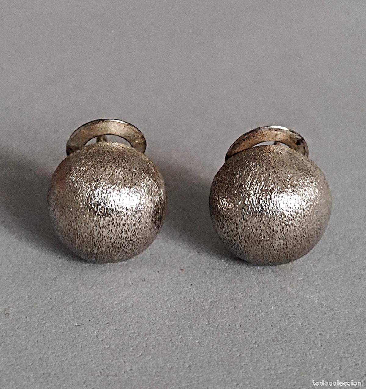 Joyeria: Pendientes de plata de ley contrastada, cierre de omega.