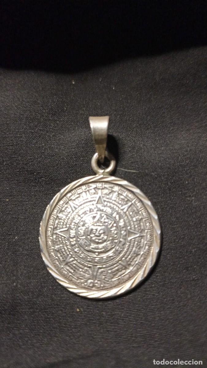 Joyeria: colgante azteca de plata - Foto 1