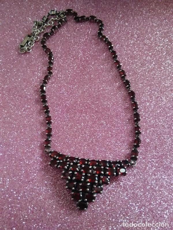 Joyeria: collar plata y granates - Foto 1