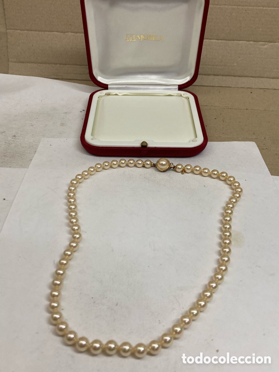 Joyeria: Collar de plata y perlas CC462