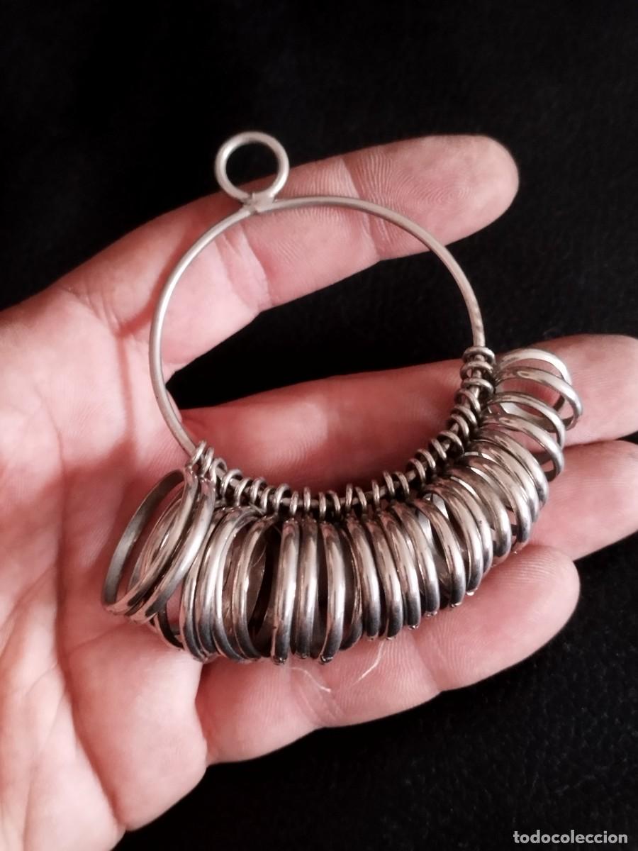 Joyeria: medidor de tallas de anillos, calibrador, galga joyer&iacute;a.