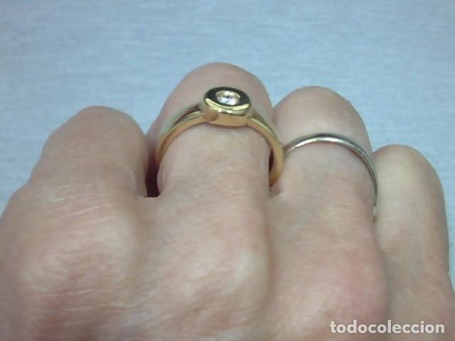 Joyeria: anillo en oro 18 kts con diamante - Foto 5