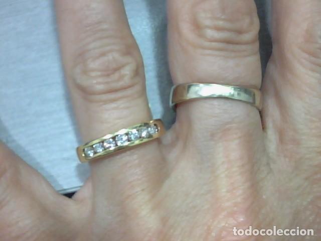 Joyeria: anillo en oro 18 kts con 7 diamantes - Foto 5