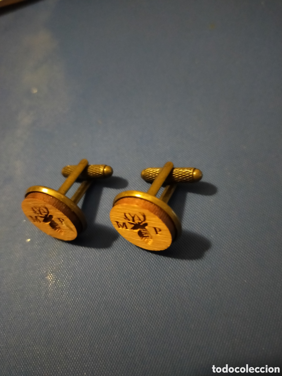 Joyeria: Gemelos Showstopper Supplies bronce y madera - Foto 3