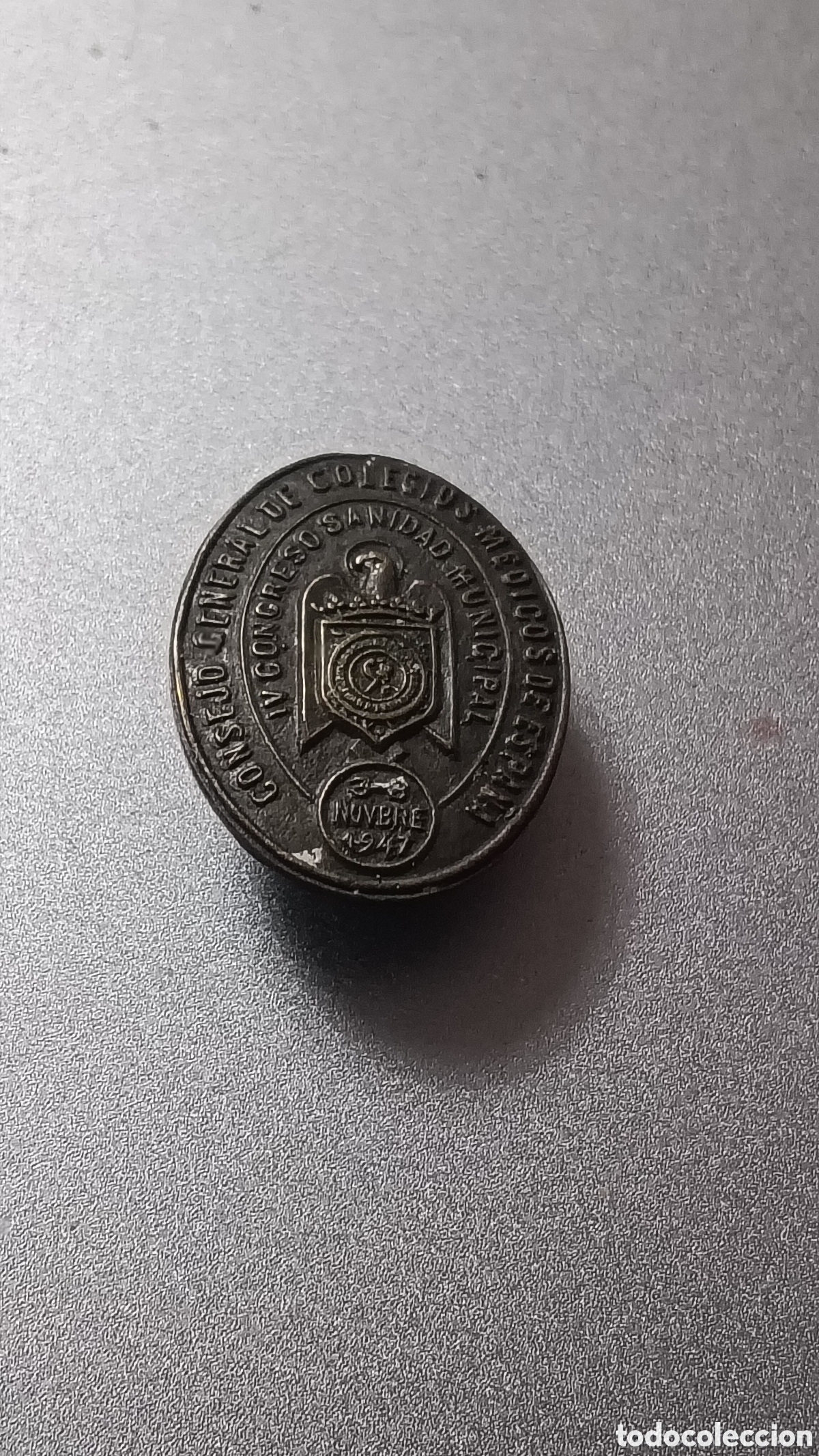 Joyeria: Insignia Colegio M&eacute;dicos Barcelona 1946