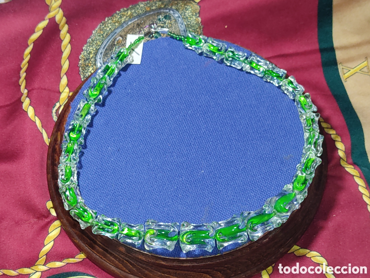Joyeria: Hermoso collar de piezas de cristal de Murano.A&ntilde;os 60.*T*