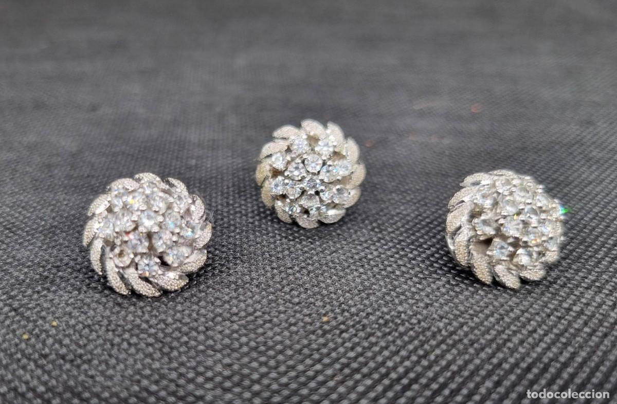 Joyeria: Antiguo conjunto de plata de ley