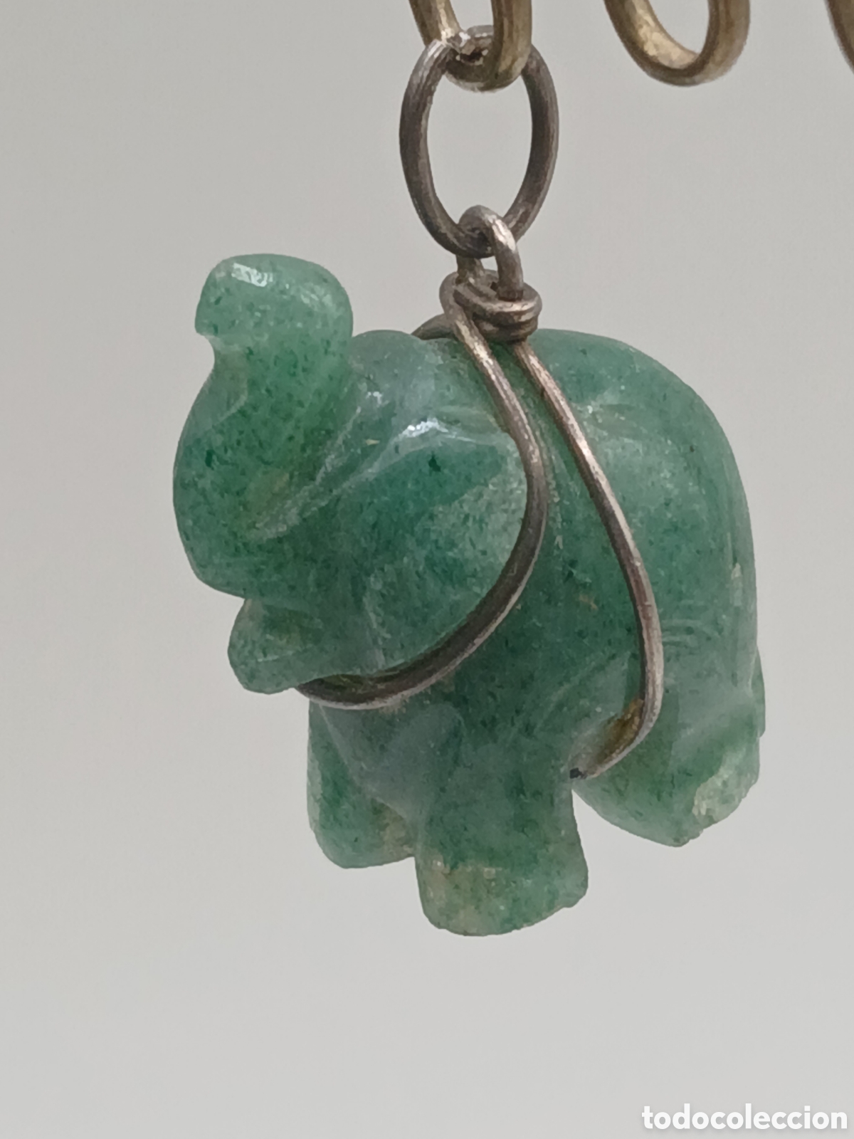 Joyeria: Colgante plata 925mls y jade tallado