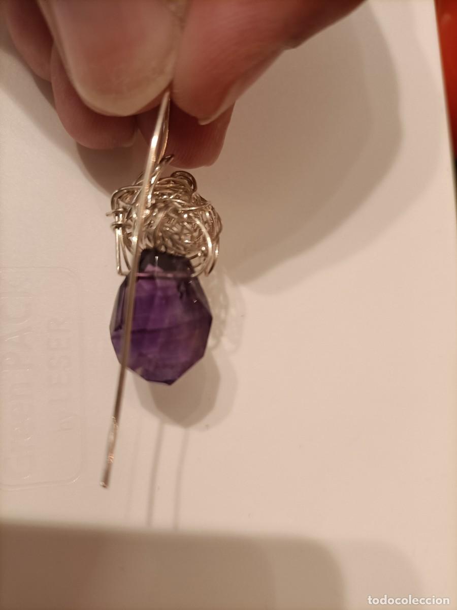 Joyeria: Pendientes de plata y amatistas - Foto 4
