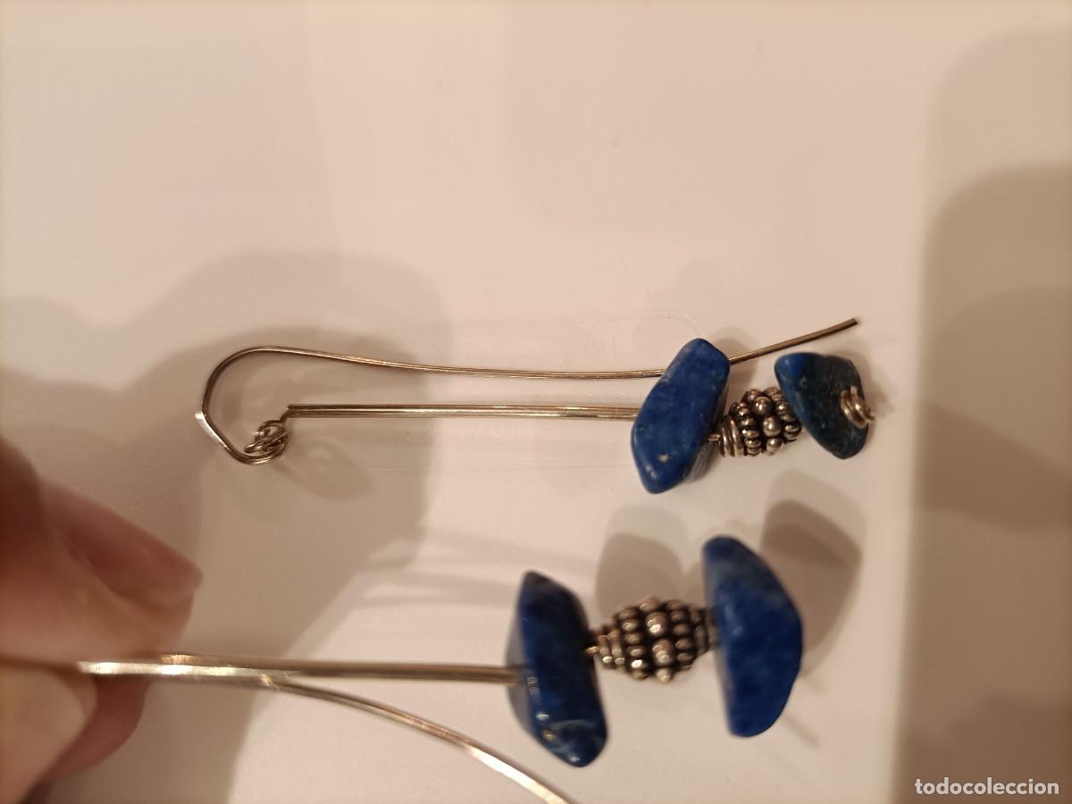 Joyeria: Pendientes plata y lapisl&aacute;zuli - Foto 2