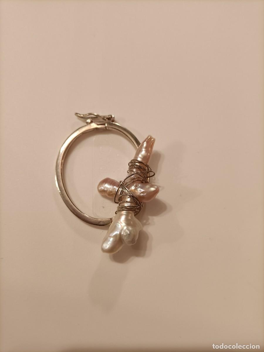 Joyeria: Broche para pa&ntilde;uelo con perla de rio - Foto 1