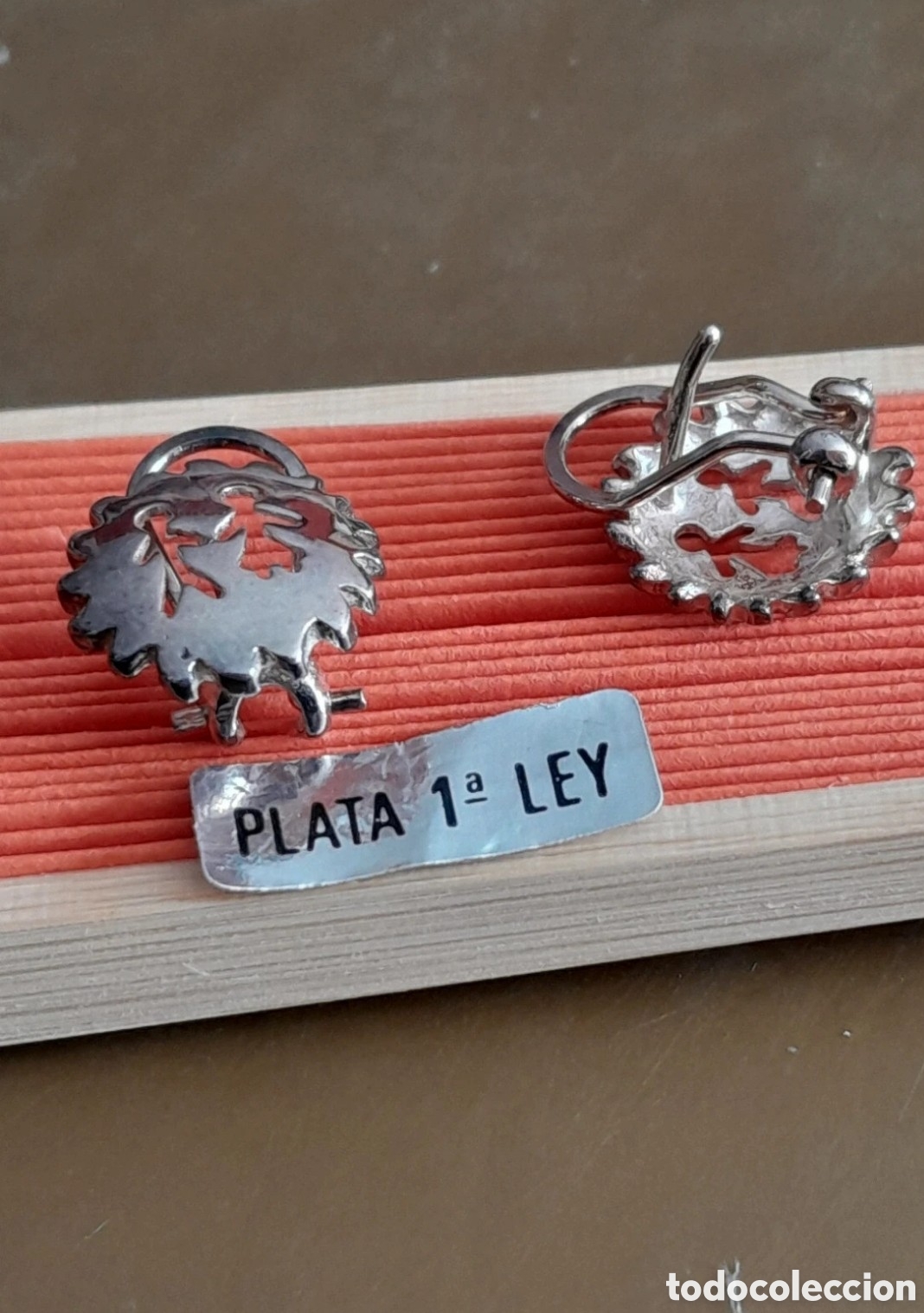 Joyeria: Pendientes de plata . Originales. A&ntilde;os 80. Moda vintage - Foto 5
