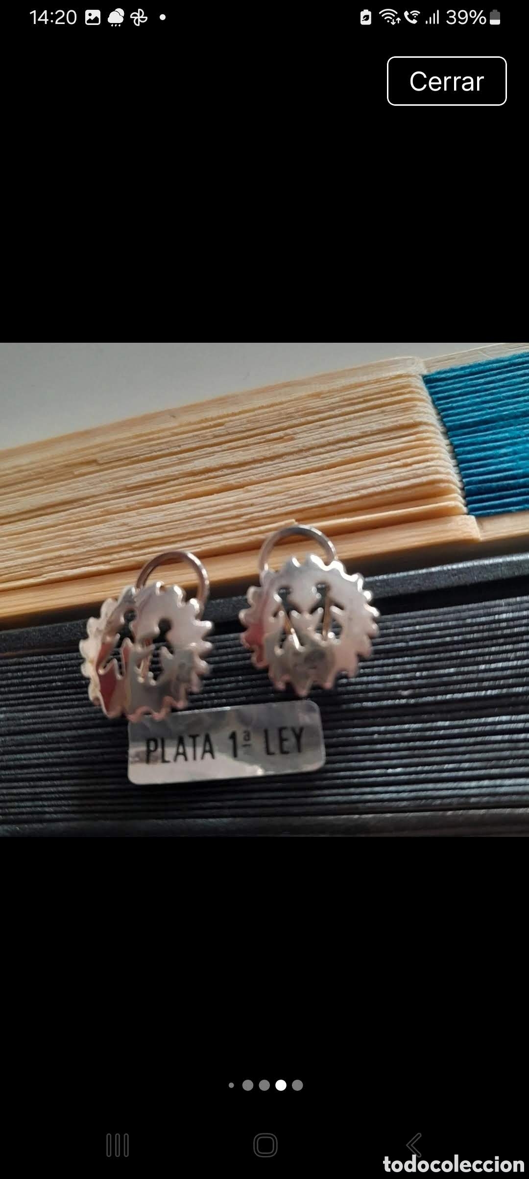Joyeria: Pendientes de plata . Originales. A&ntilde;os 80. Moda vintage - Foto 7
