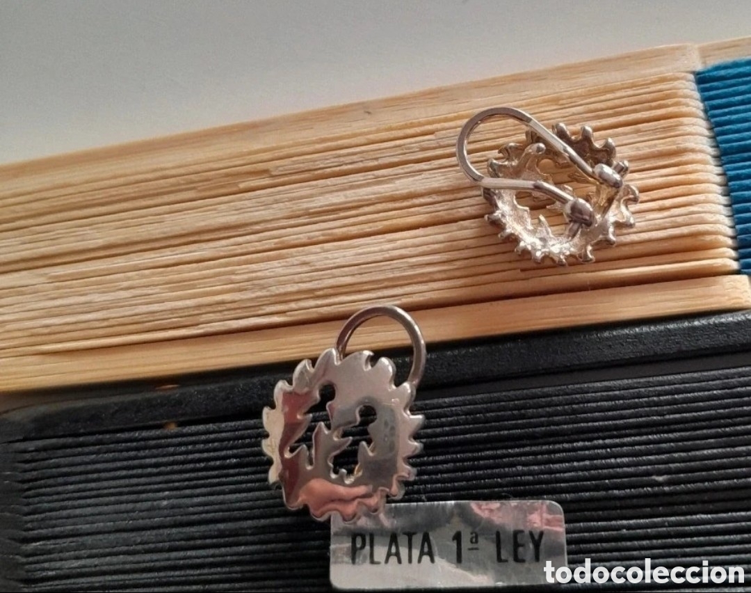 Joyeria: Pendientes de plata . Originales. A&ntilde;os 80. Moda vintage - Foto 6