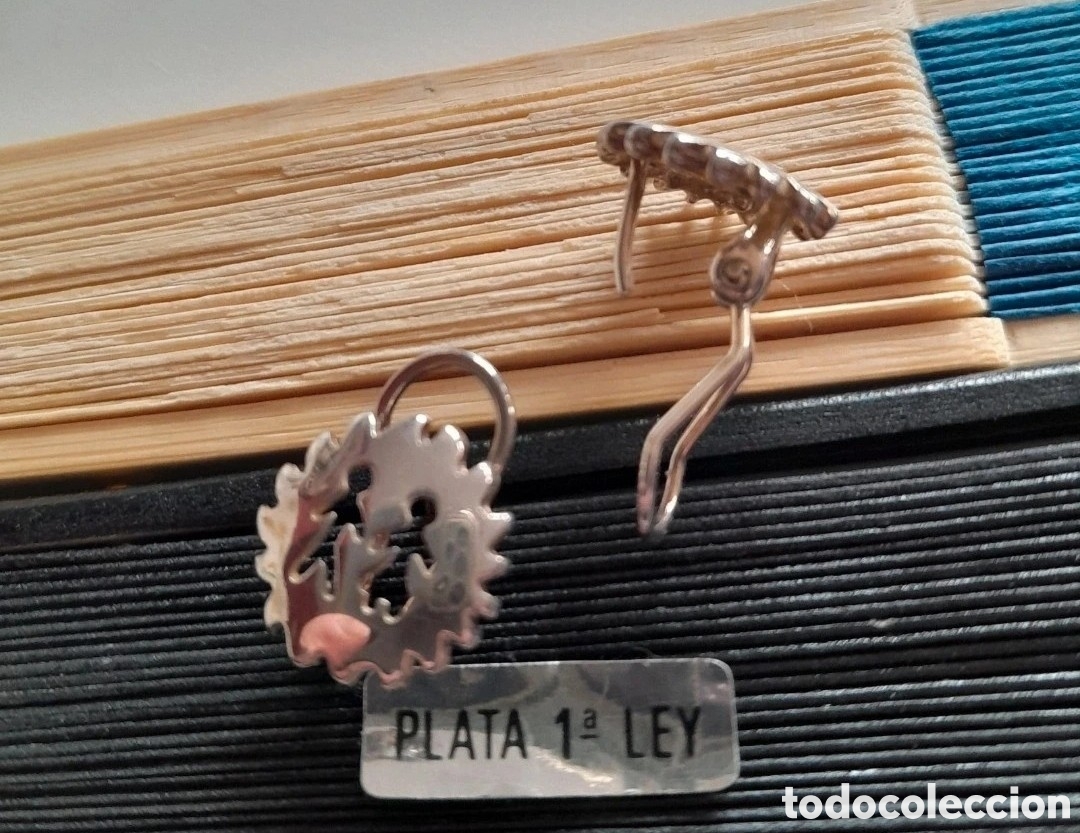 Joyeria: Pendientes de plata . Originales. A&ntilde;os 80. Moda vintage - Foto 8
