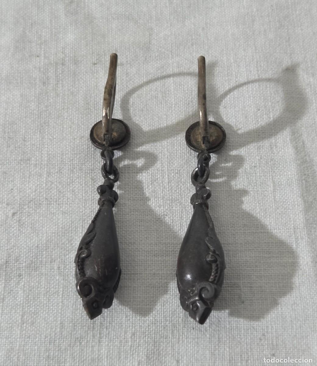 Joyeria: Antiguos pendientes de plata, Finales siglo XlX
