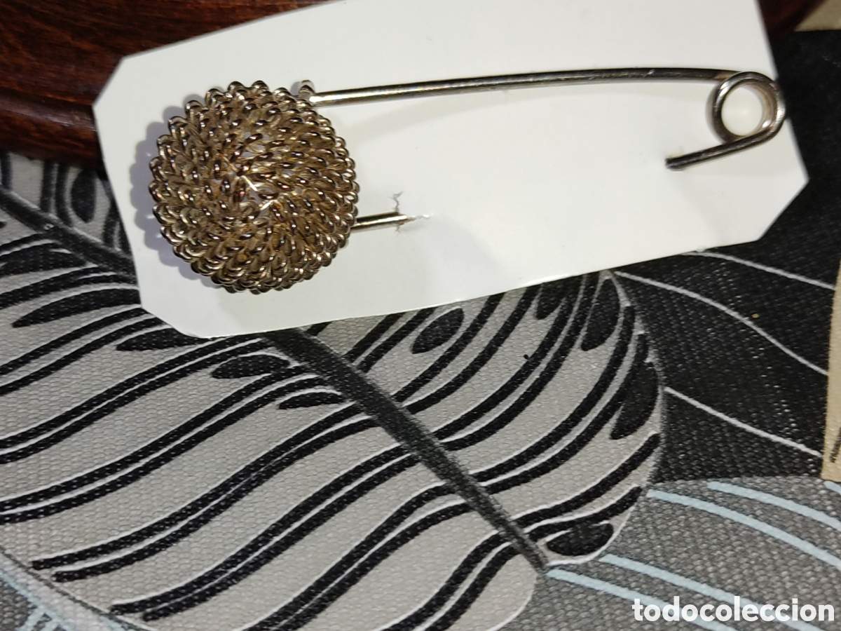 Joyeria: Imperdible & aguja para falda,solapa, bufanda.Vintage