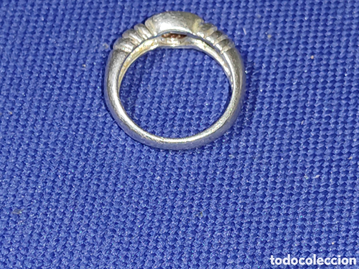 Joyeria: Anillo de plata 925 y piedra coral. - Foto 3