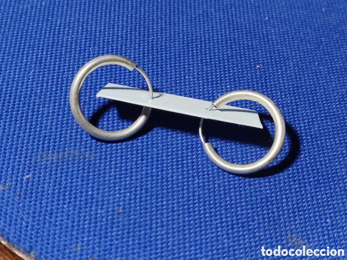 Joyeria: Pendientes aros de plata Vintage