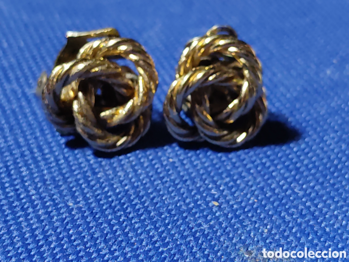 Joyeria: Pendientes Art Deco de bronce o lat&oacute;n. - Foto 8