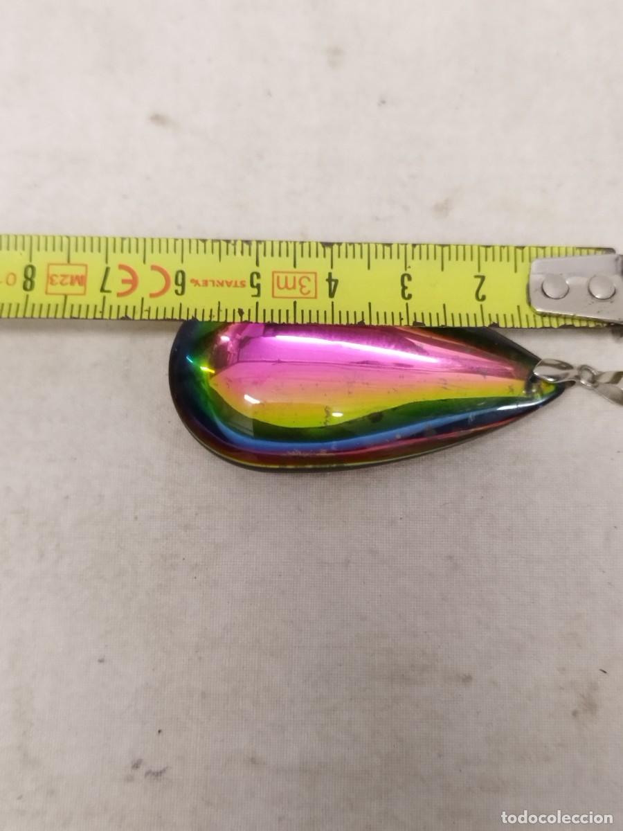 Joyeria: Antiguo colgante en forma de l&aacute;grima. - Foto 8