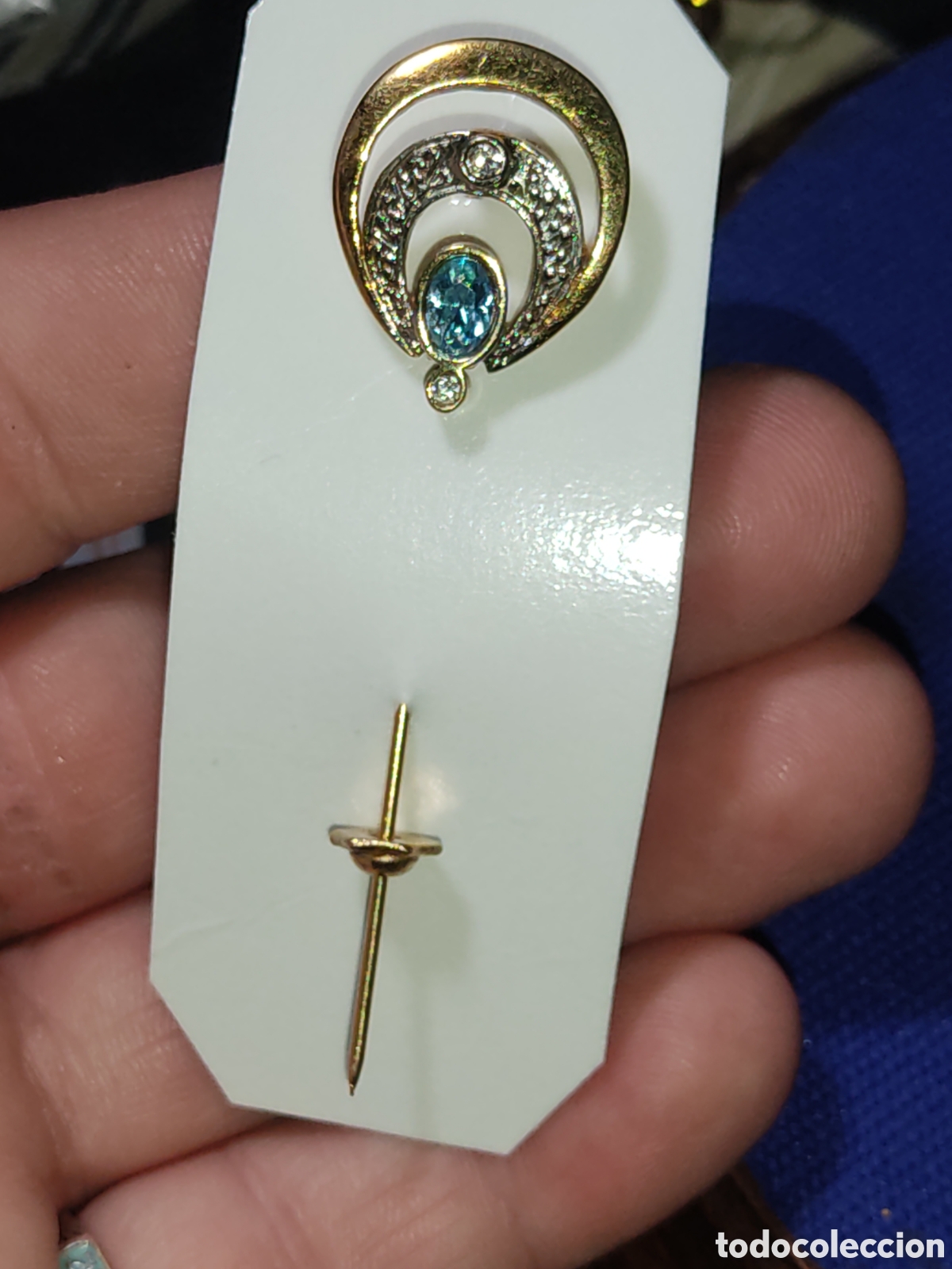 Joyeria: Preciosa aguja de solapa.Vintage.