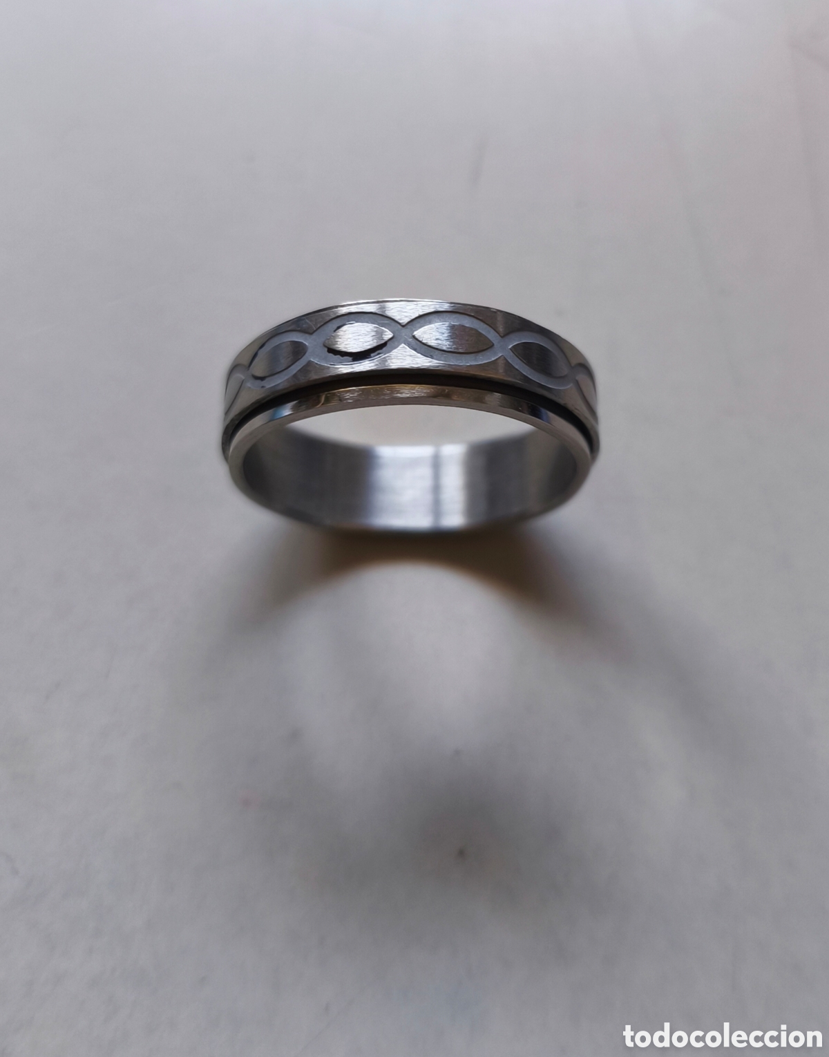 Joyeria: Anillo de acero inoxidable para hombre, De Marco Silverware. - Foto 1