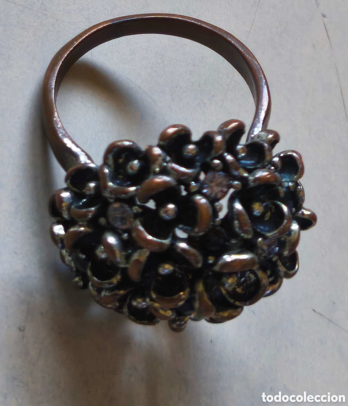 Joyeria: Pentti Sarpaneva anillo vintage Bronce. Dise&ntilde;o n&oacute;rdico finland&eacute;s