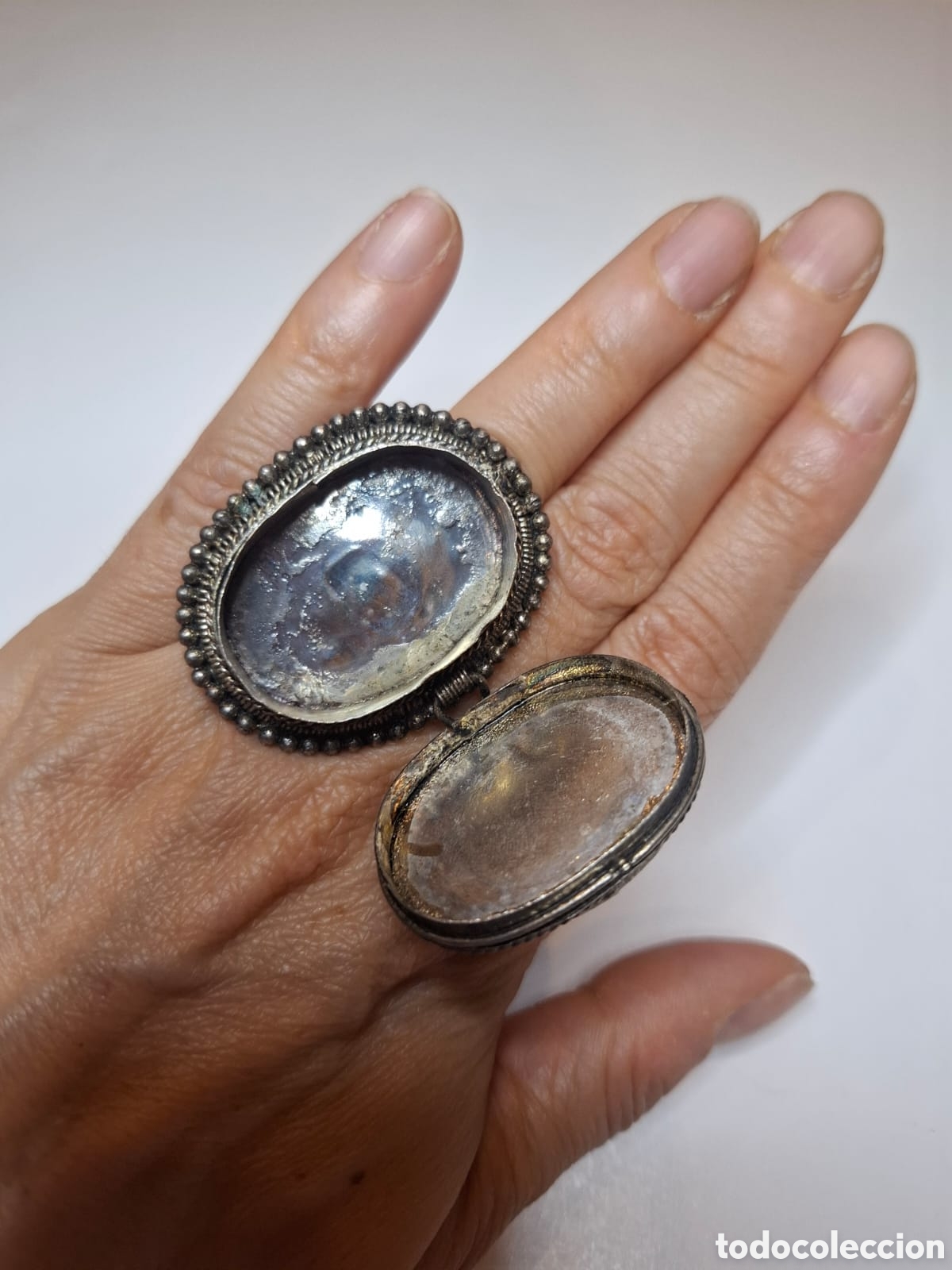 Joyeria: Anillo vintage &eacute;tnico con compartimento - Foto 1