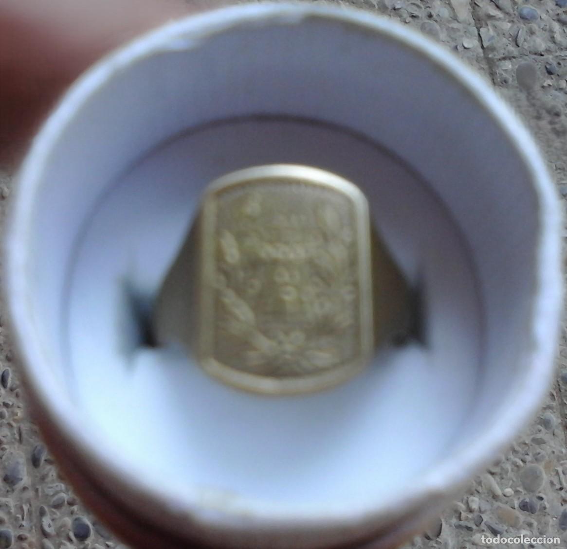 Joyeria: Anillo de Ingenieros del Requet&eacute; guerra civil
