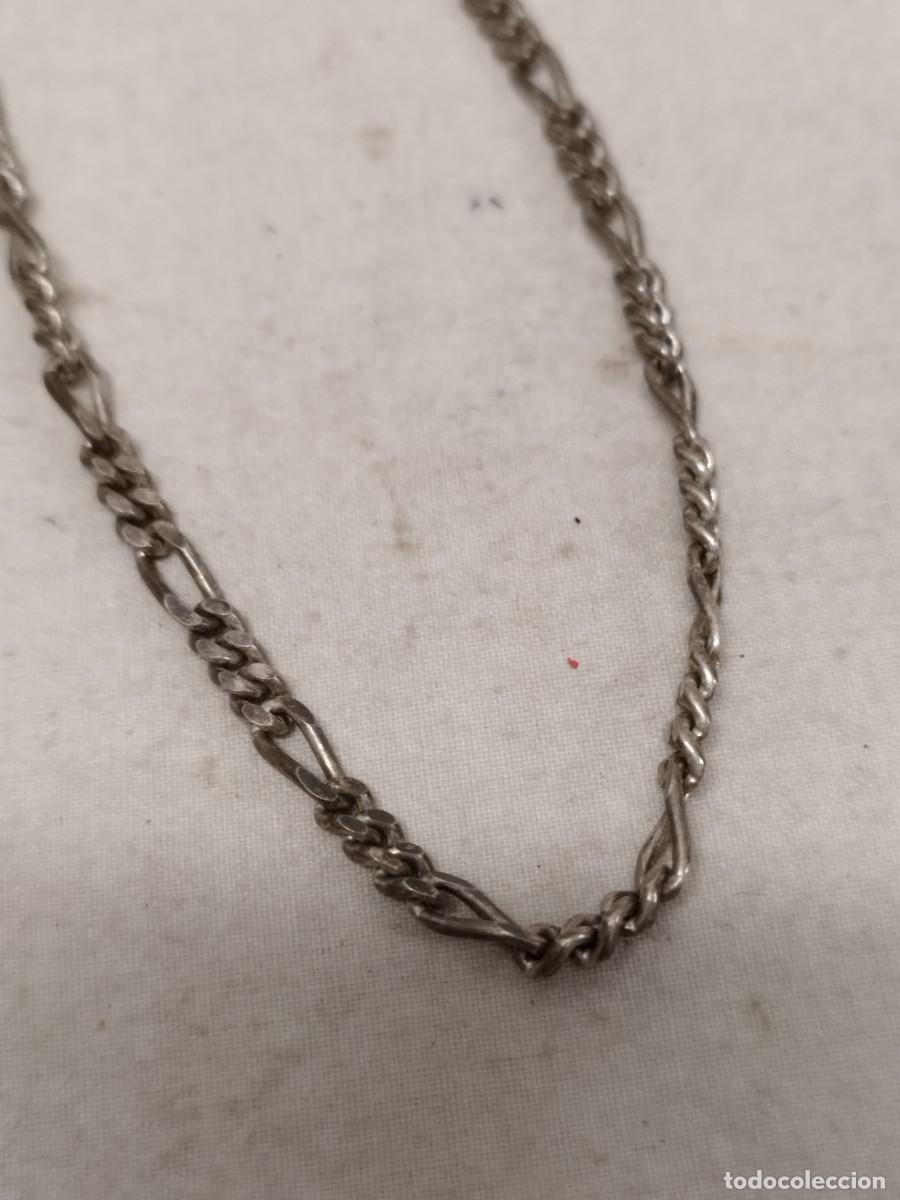 Joyeria: Antigua cadena de eslabones con marcaje a identificar. - Foto 2
