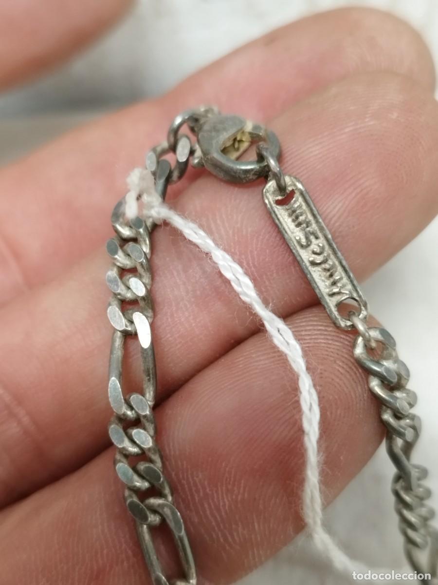Joyeria: Antigua cadena de eslabones con marcaje a identificar. - Foto 3