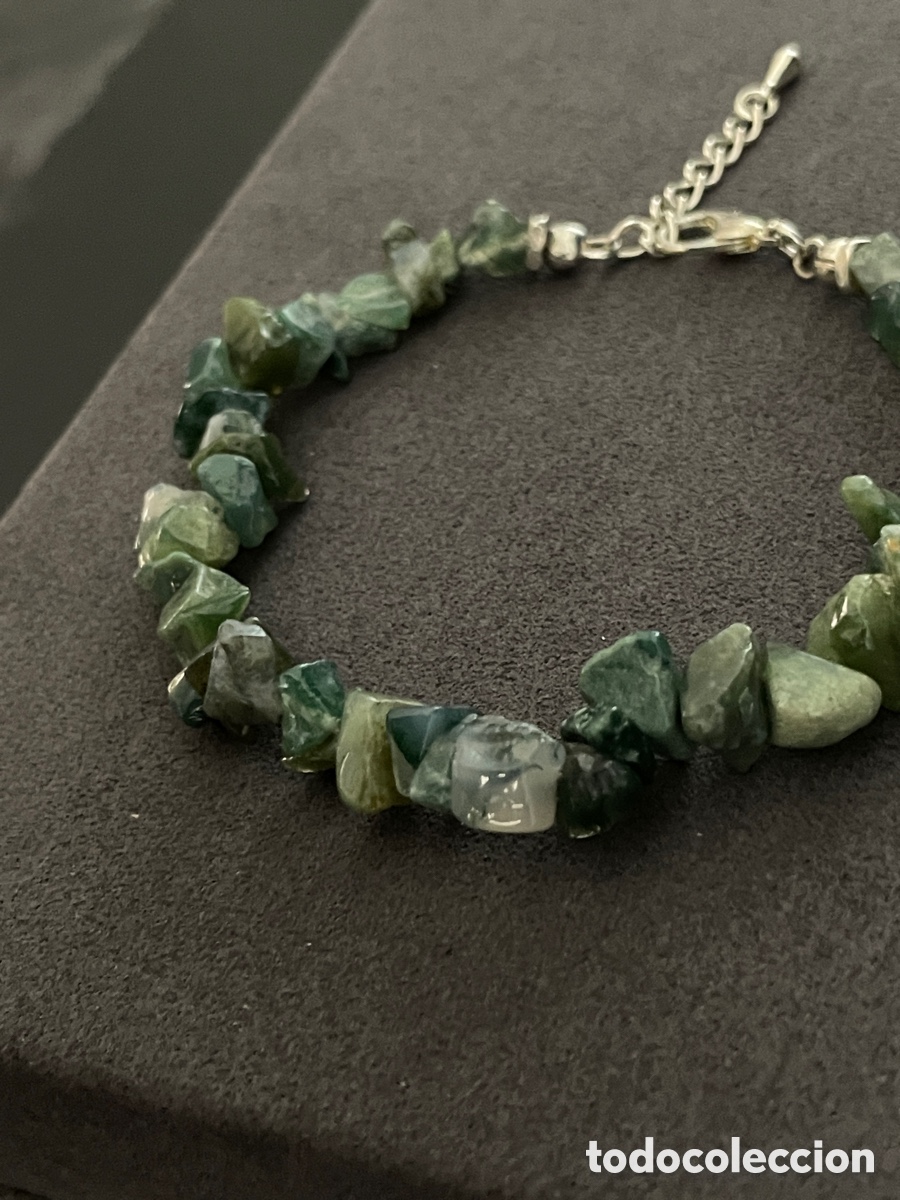Joyeria: Pulsera de &Aacute;gata musgosa