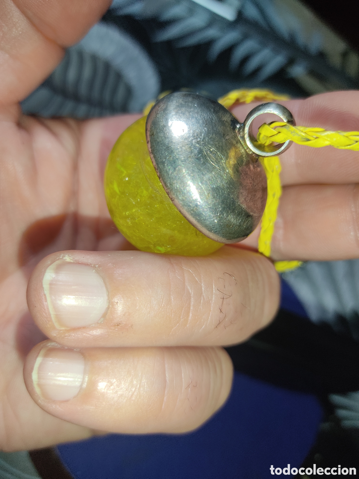 Joyeria: Colgante bola de nieve.Vintage.