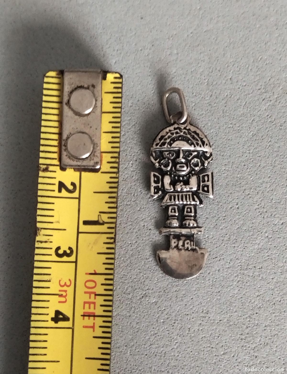 Joyeria: Colgante de plata de ley Inca. - Foto 2