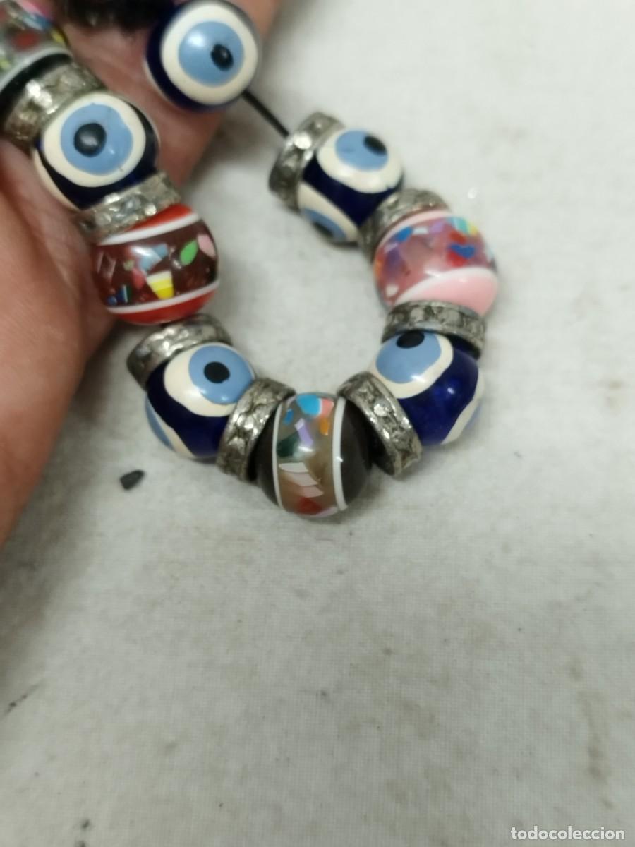 Joyeria: Pulseras de cuentas que parecen ojos. - Foto 3