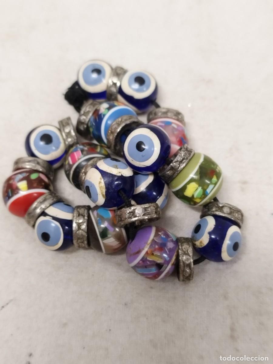 Joyeria: Pulseras de cuentas que parecen ojos. - Foto 4