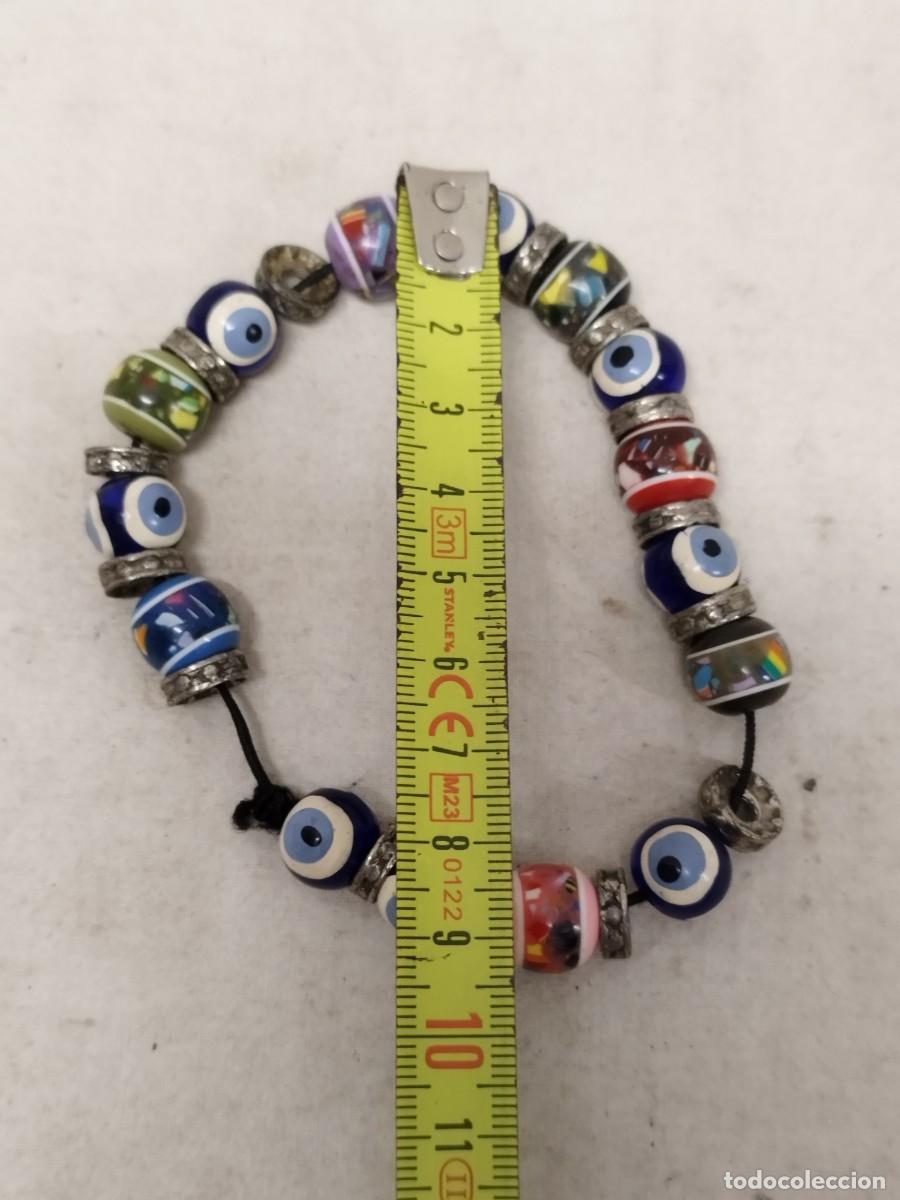 Joyeria: Pulseras de cuentas que parecen ojos. - Foto 5